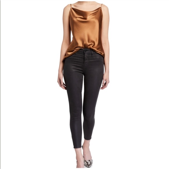 ✨L’Agence Margot High Rise Skinny Coal Coated Jean - Picture 5 of 10